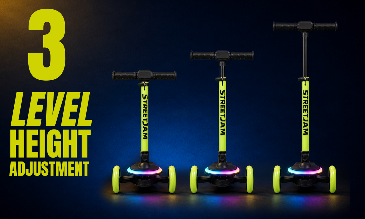 StreetJam Blinkie LED 3-Wheel Kids Scooter product detail 1