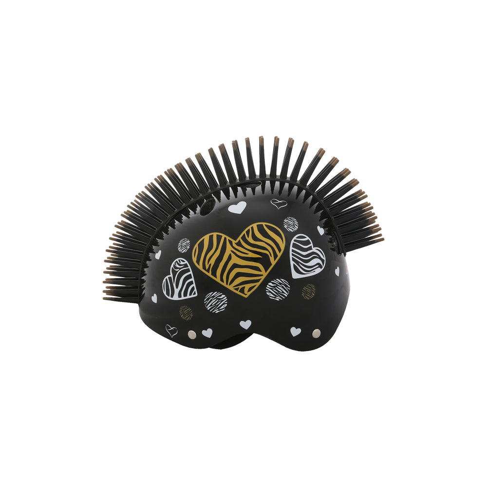 Zebra Heart Helmet