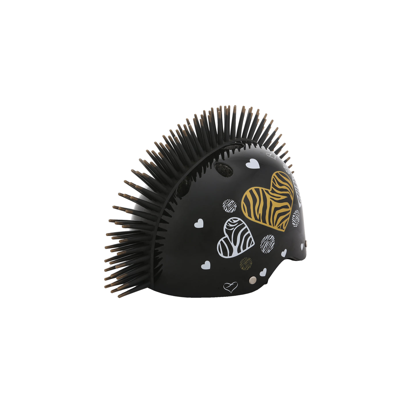 Zebra Heart Helmet