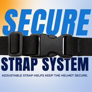 Color Shifter Helmet — secure strap system