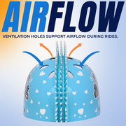 Zebra Heart Helmet — airflow
