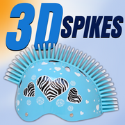 Zebra Heart Helmet — helmet design features