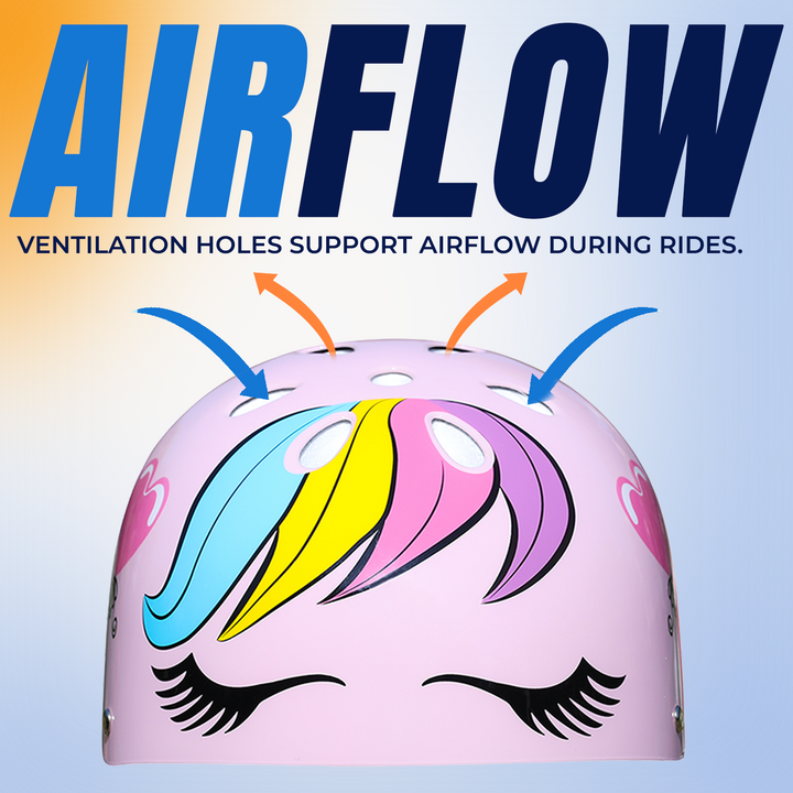 Dazzled Unicorn Helmet - airflow