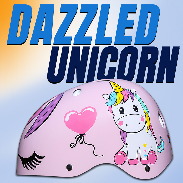 Dazzled Unicorn Helmet - design details