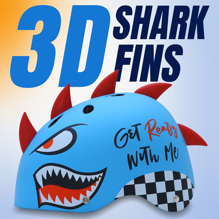Shark – 3D Kids Helmet - design details