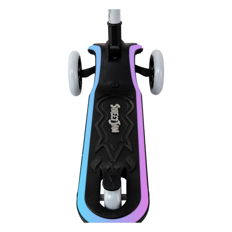 StreetJam Blinkie LED 3-Wheel Kids Scooter - Black/Grey - view 5