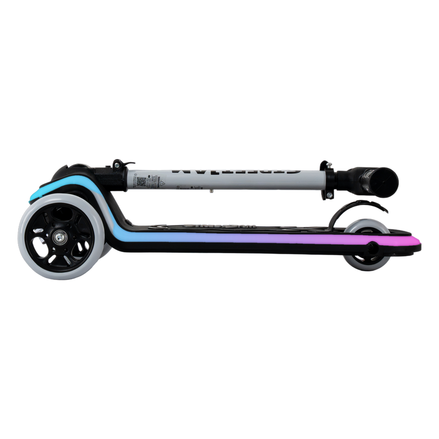 StreetJam Blinkie LED 3-Wheel Kids Scooter - Black/Grey - view 6