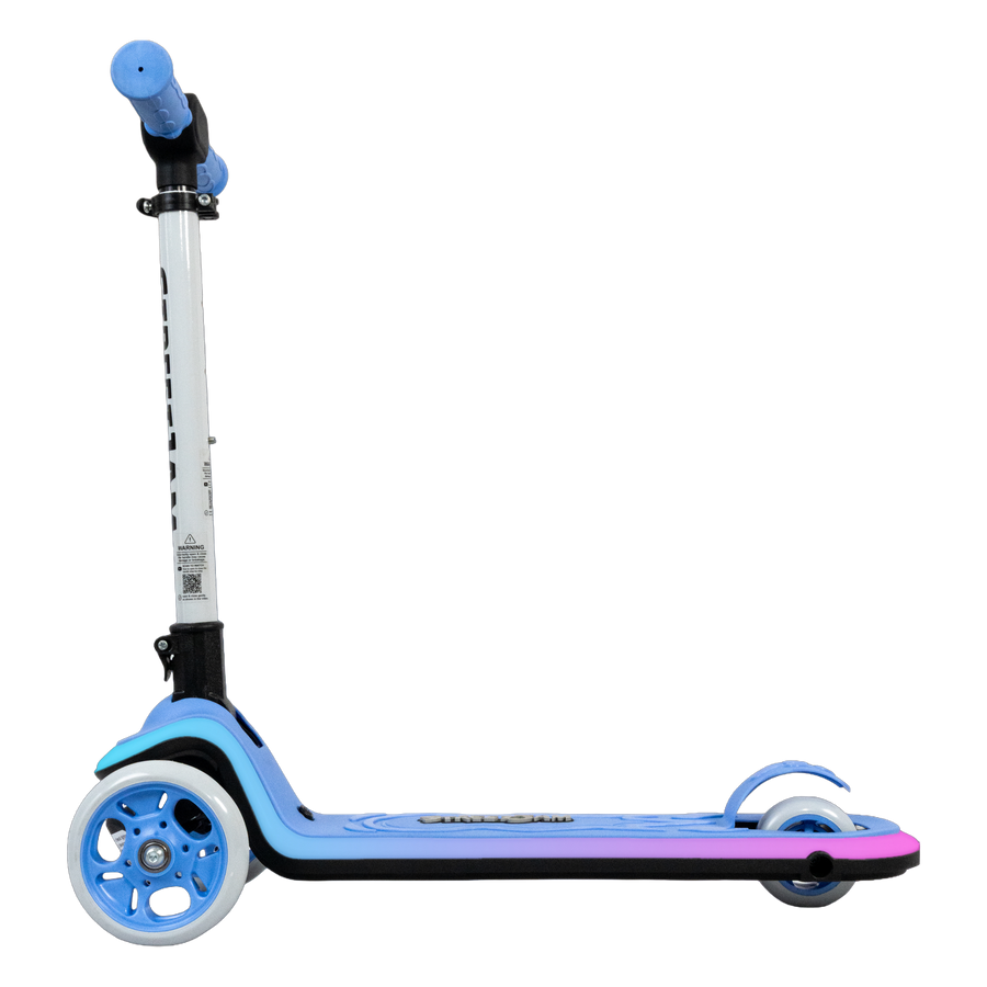 StreetJam Blinkie LED 3-Wheel Kids Scooter - Blue/Grey - view 3