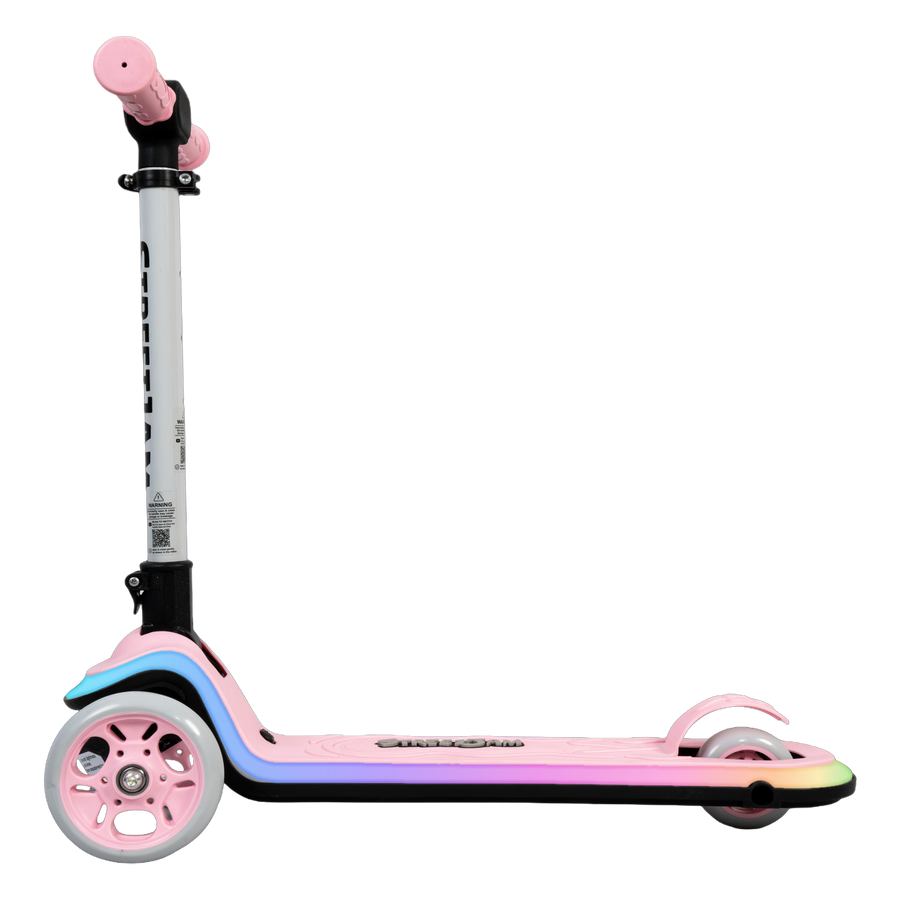 StreetJam Blinkie LED 3-Wheel Kids Scooter - Pink/Grey - view 3