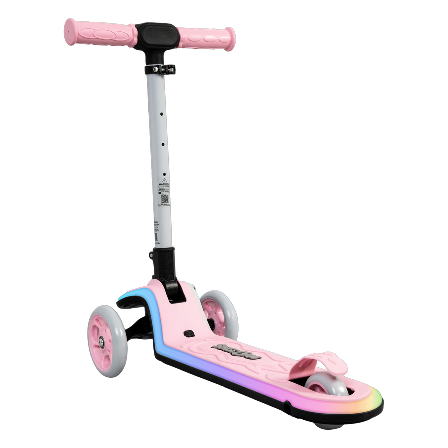 StreetJam Blinkie LED 3-Wheel Kids Scooter - Pink/Grey - view 4