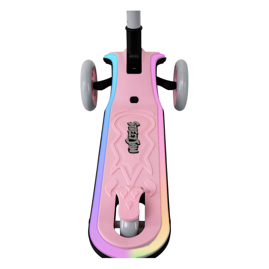 StreetJam Blinkie LED 3-Wheel Kids Scooter - Pink/Grey - view 5