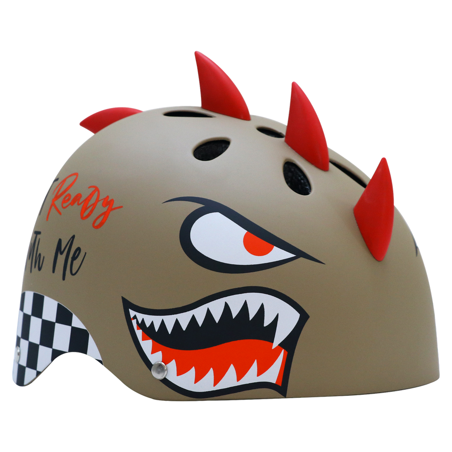 Shark – 3D Kids Helmet - Desert Storm - view 2