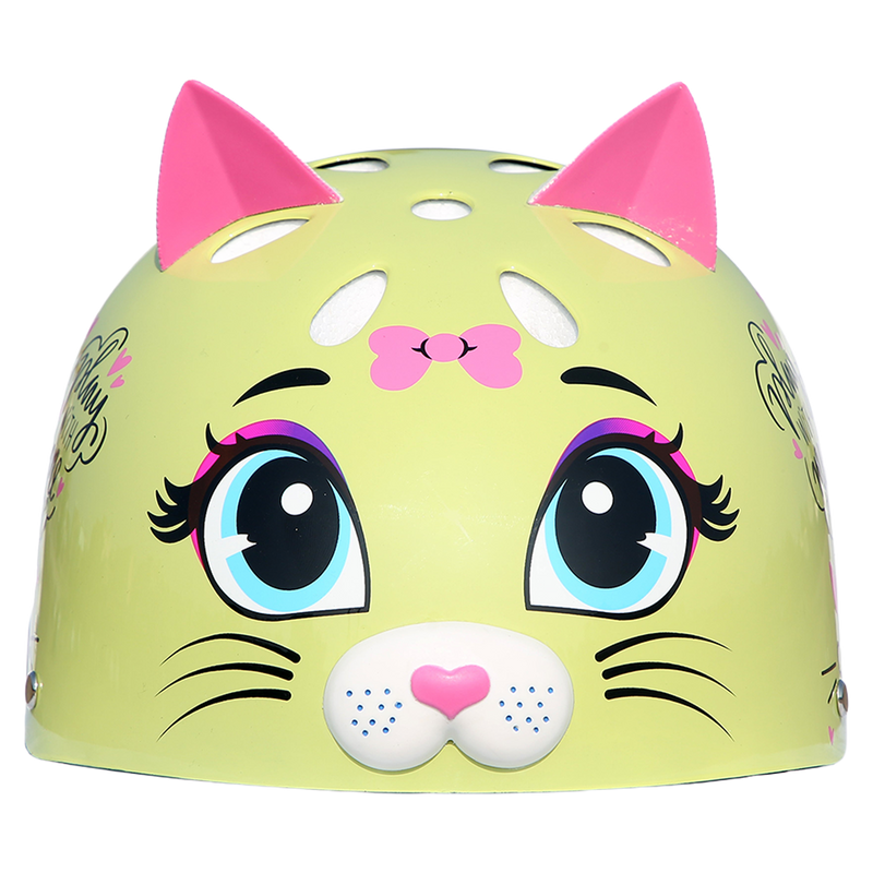 StreetJam Kitty Cat Kids Helmet - 3D Cat Design
