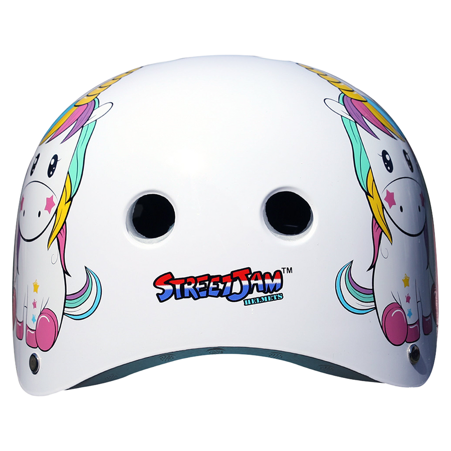 Sparklit Unicorn Helmet - White/Red/Purple/Blue - view 4