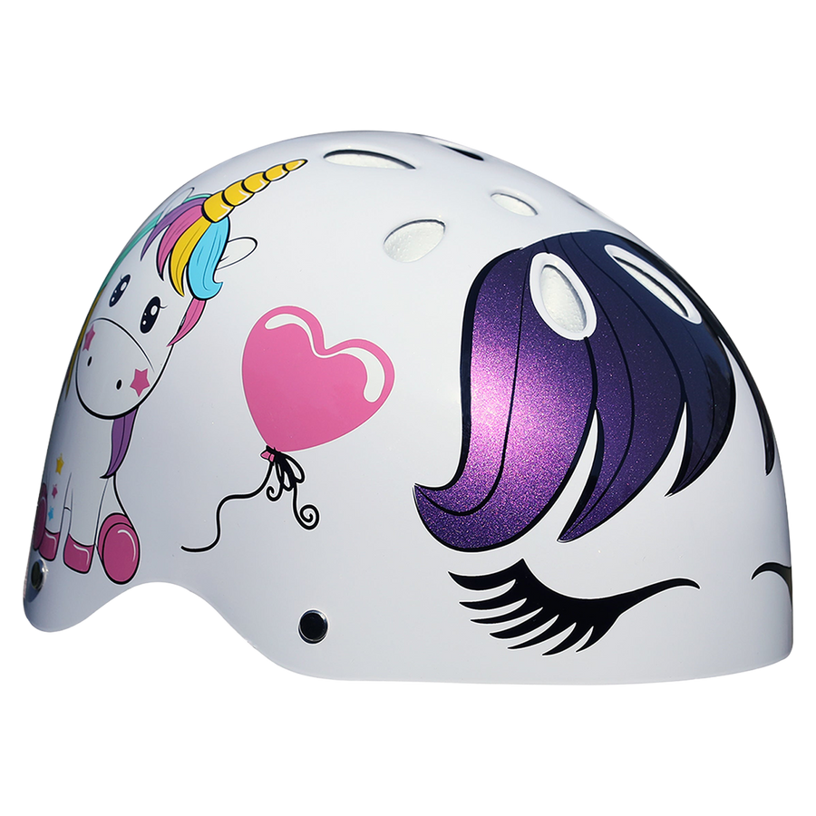 Sparklit Unicorn Helmet - White/Red/Purple/Blue - view 2