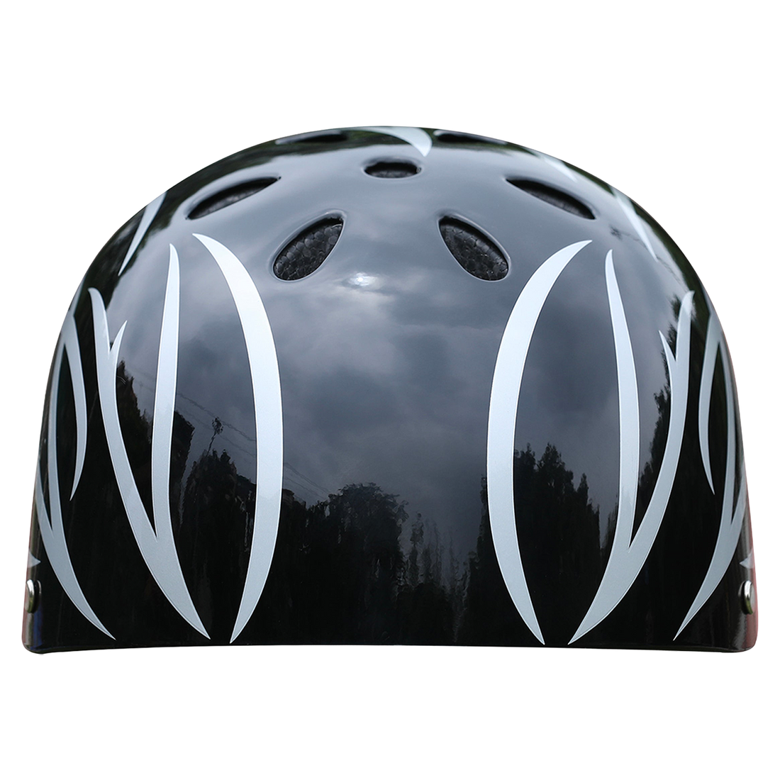 Styke Helmet - Black (Silver / Grey)