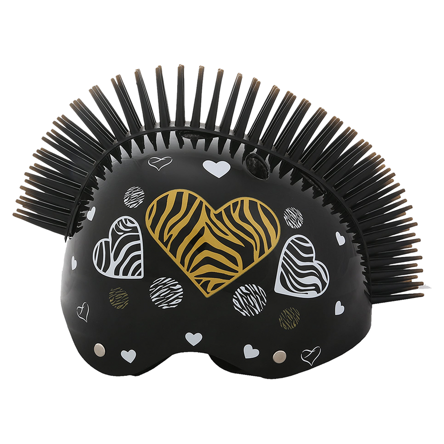 Zebra Heart Helmet - Black - view 3