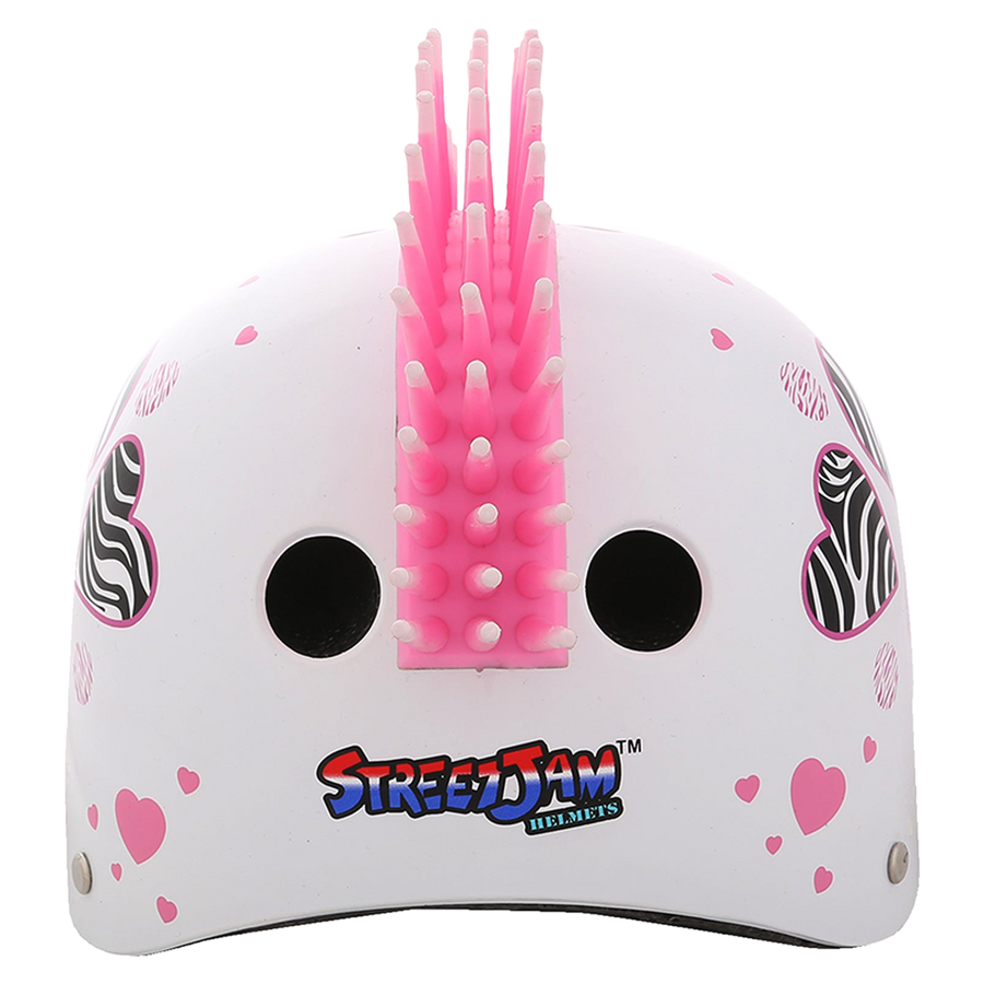 Zebra Heart Helmet - White - view 5