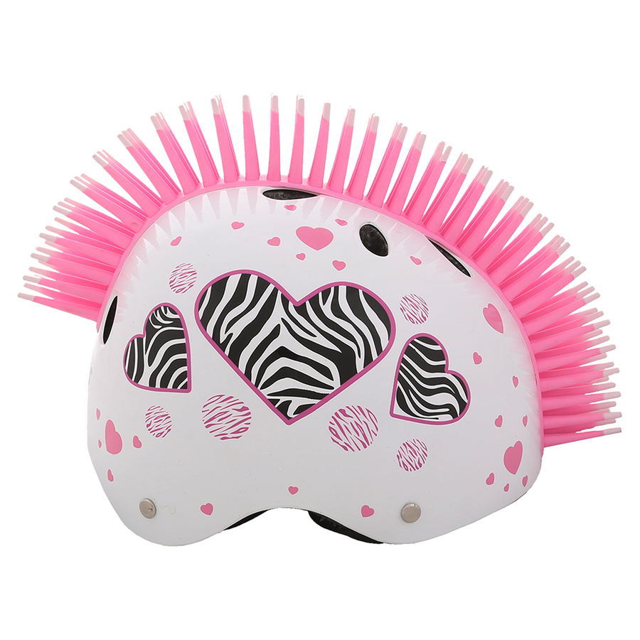 Zebra Heart Helmet - White - view 4