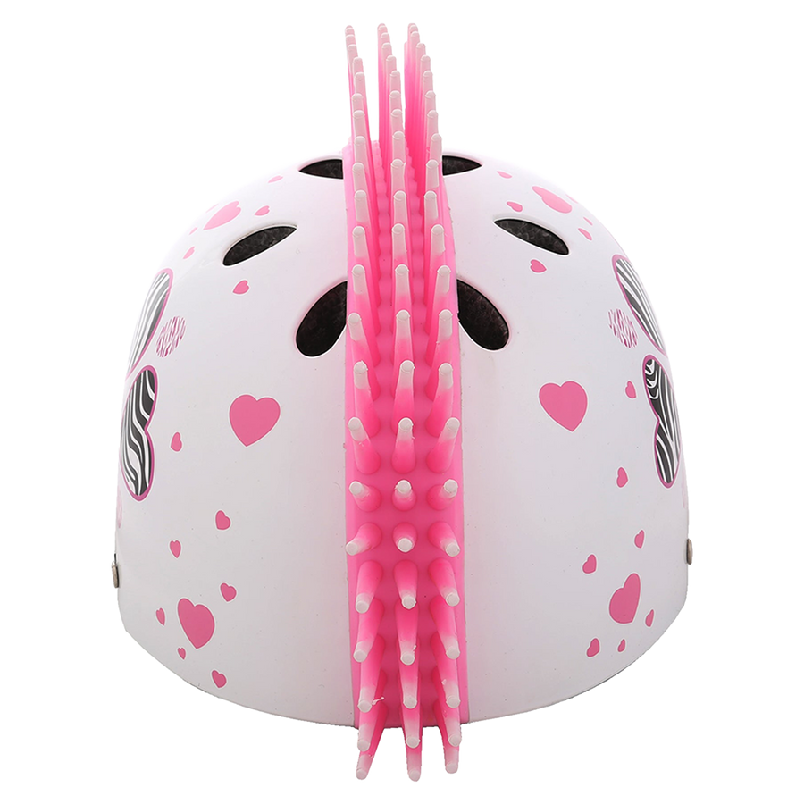 Zebra Heart Helmet - White - view 1