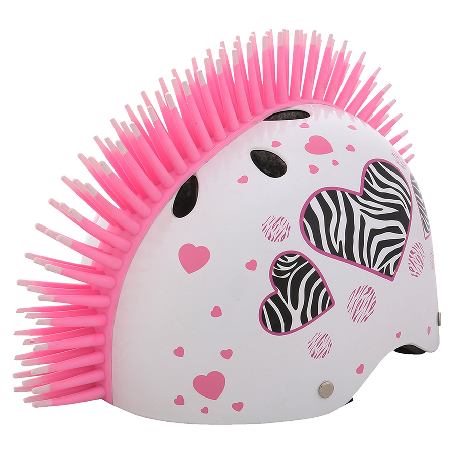 Zebra Heart Helmet - White - view 2